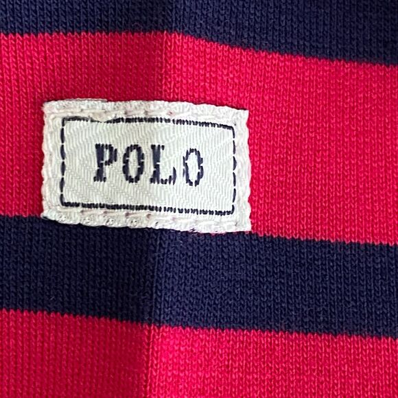 New Polo Ralph Lauren Girls Striped Ponte Dress Size Large 12-14 - Picture 4 of 9